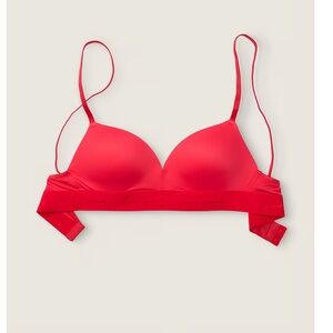VICTORIAS SECRET PINK wireless smooth bra size 36D NWOT